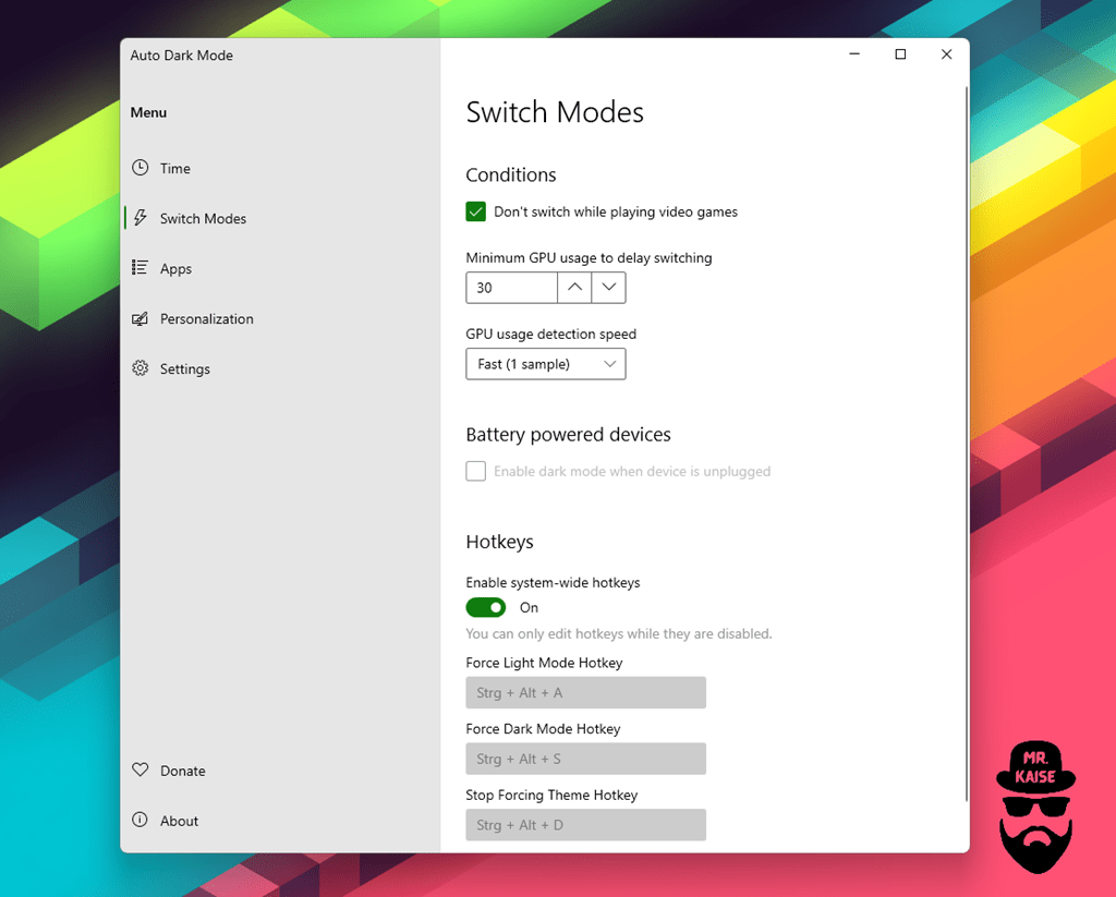Auto Dark Mode Software For Windows Filezonic